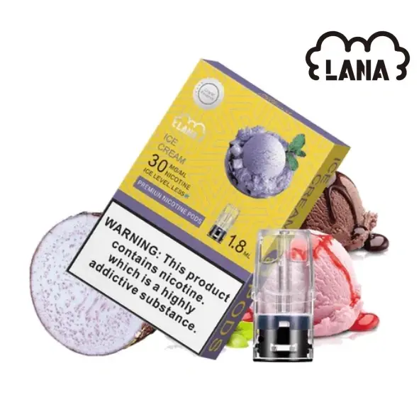 LANA1代LOGO香芋冰淇淋webp SP2S 台灣官方旗艦店|電子煙主機煙彈一次性霧化器專賣